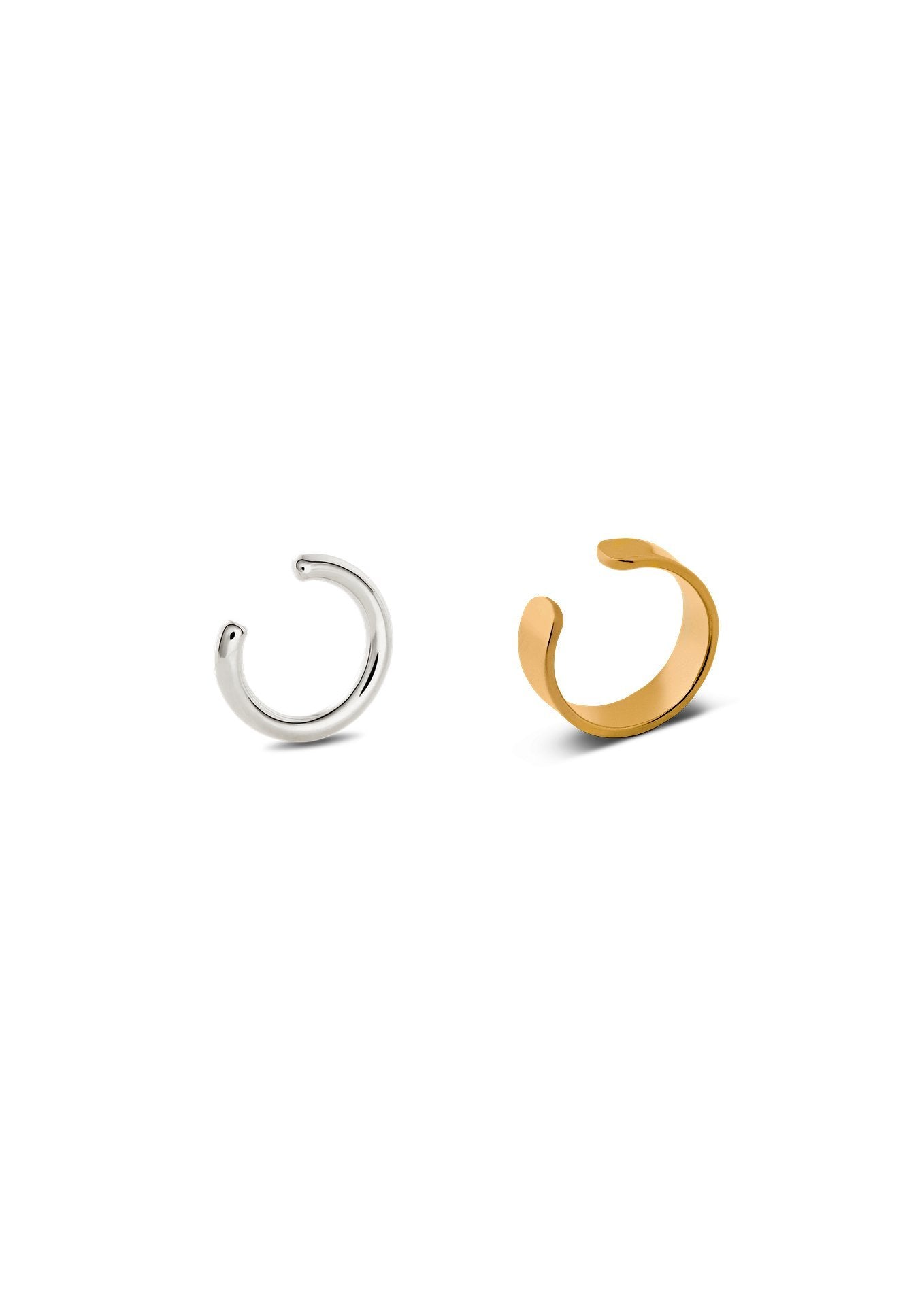 NO MORE accessories Ear Cuffs Duo in gold plated sterling silver