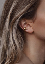 NO MORE accessories Flat Ear Cuff in gold plated - sterling silver.