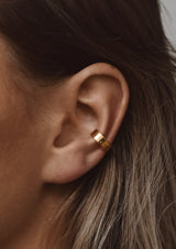 NO MORE accessories Flat Ear Cuff, Gold plated.