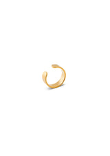 NO MORE accessories Flat Ear Cuff in gold plated sterling silver