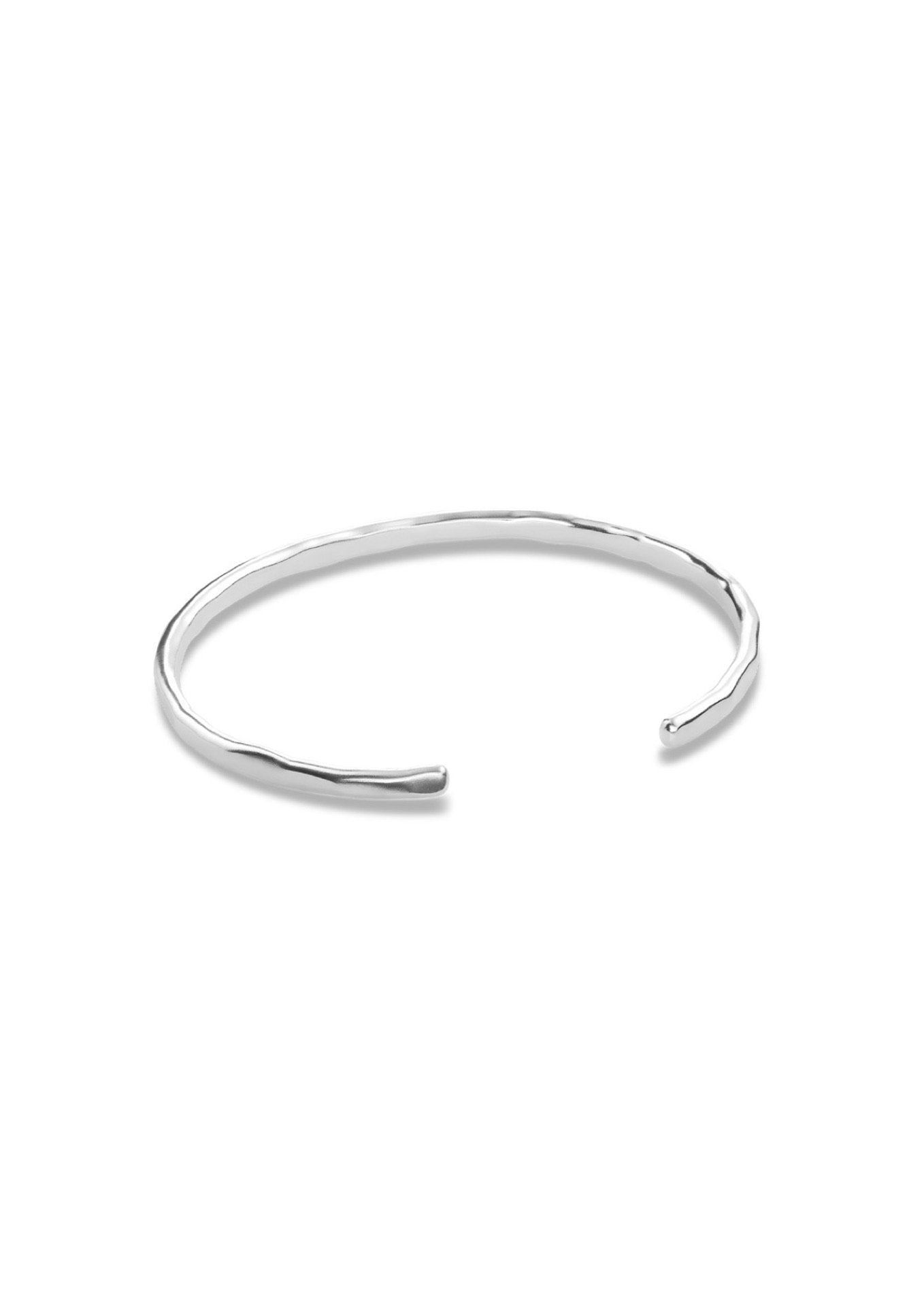 NO MORE accessories Hammered Bracelet in sterling silver