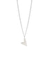 NO MORE accessories Love Necklace in sterling silver with sterling silver pendant