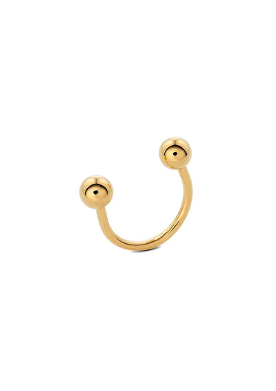 NO MORE accessories Mini Bomb Multisize Ring Gold plated.