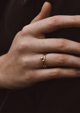 NO MORE accessories Cute Goldie Ring in 18k Gold