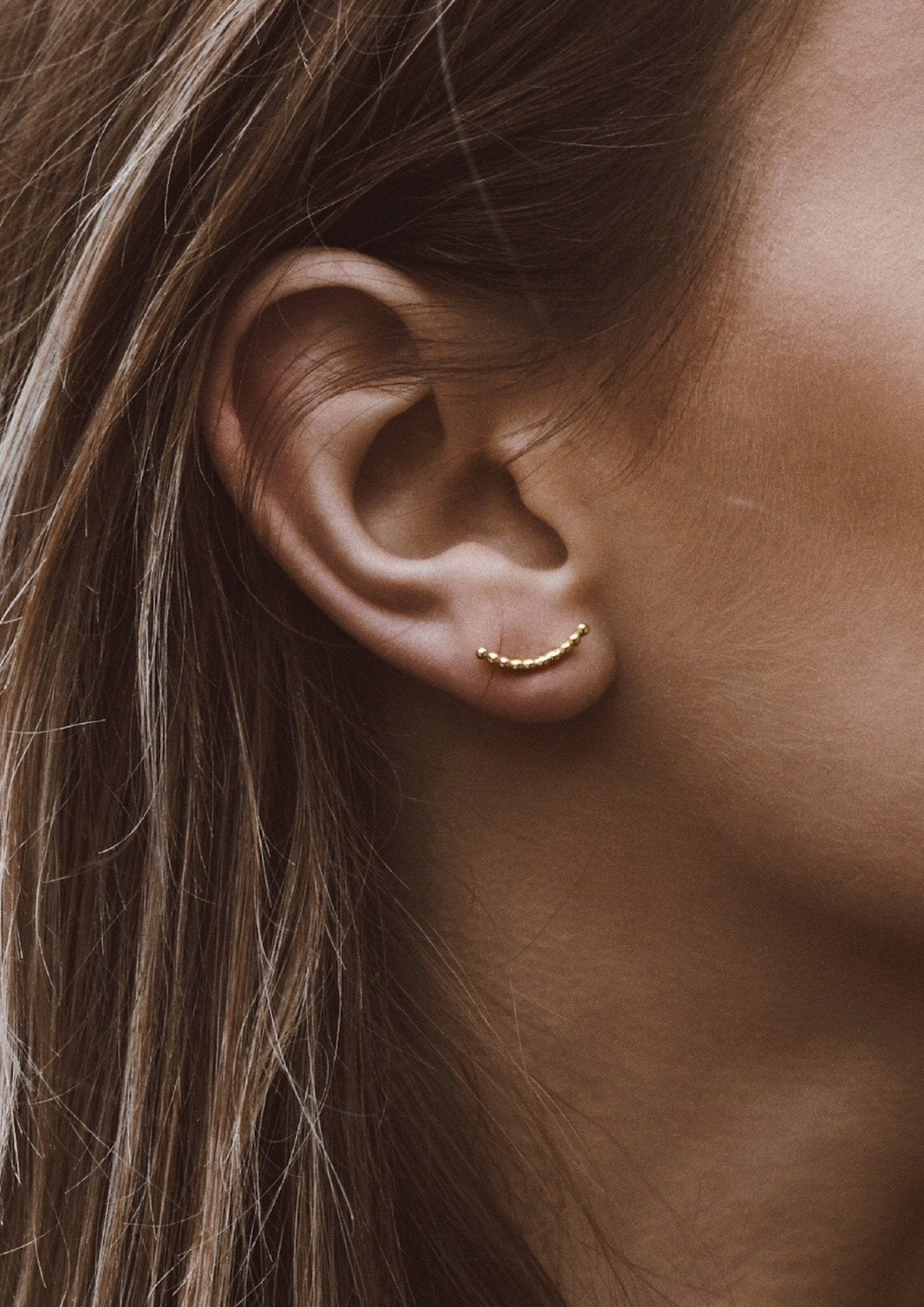 NO MORE accessories The Ra Earrings in 18k Gold