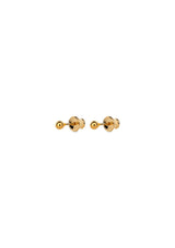 NO MORE accessories Pin Up Earrings in gold plated sterling silver