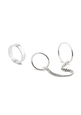 NO MORE accessories Pinky Rings Stack in sterling silver