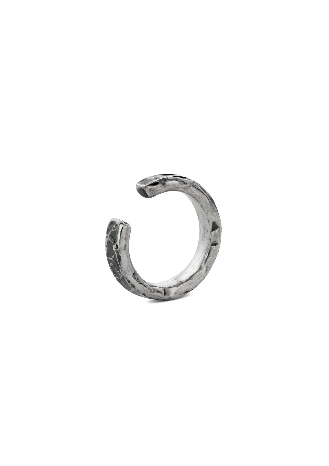 NO MORE accessories Rugged Line ear cuff in sterling silver