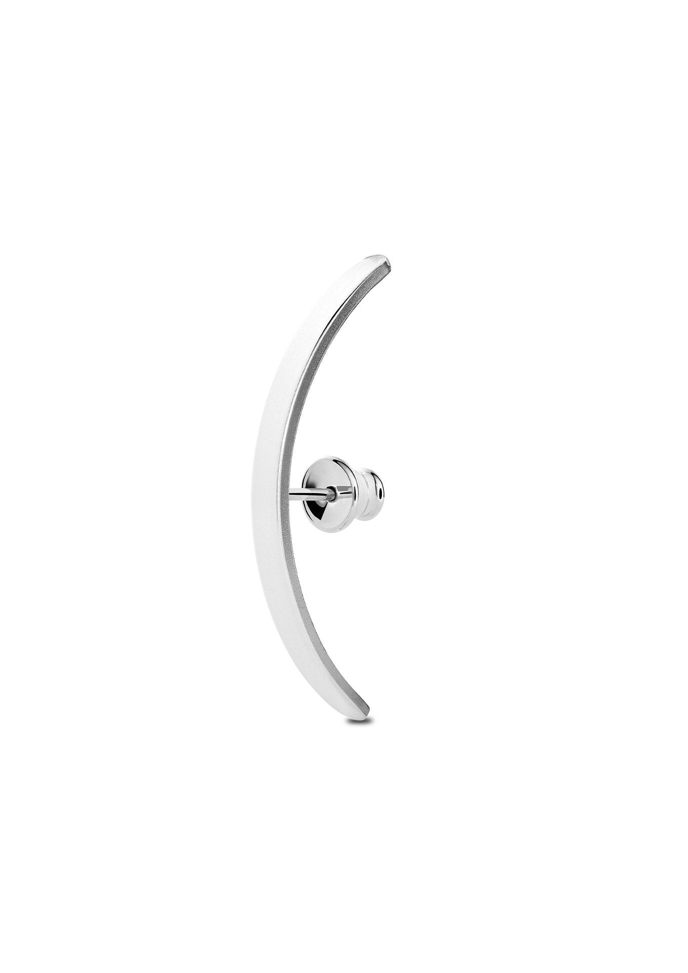 NO MORE accessories Steezy Earrings Matte in sterling silver.