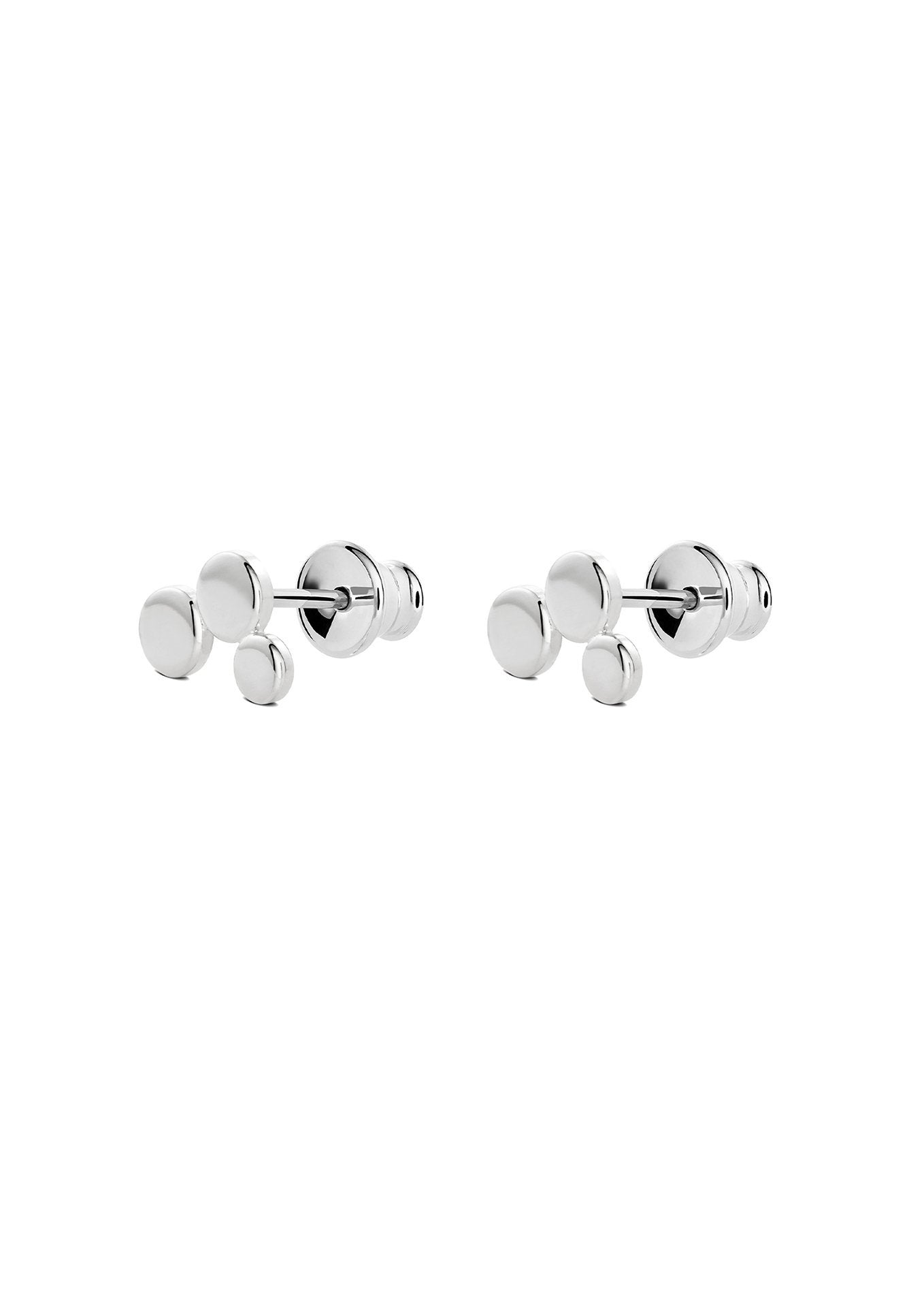 NO MORE accessories Triple Sec Earrings in sterling silver