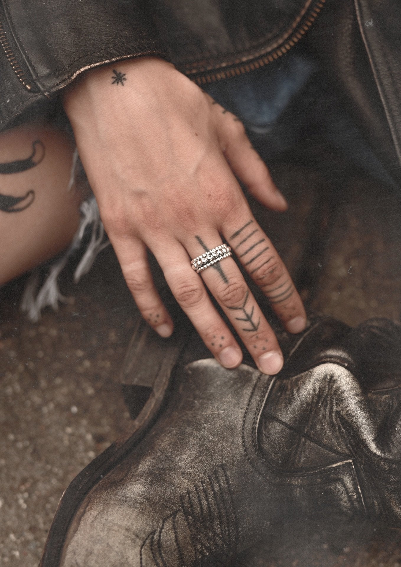 Bold Champagne Rings Combo Silver - NO MORE ACCESSORIES