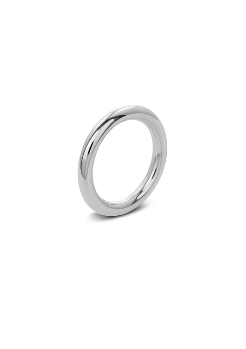 Bold Plain Ring Silver