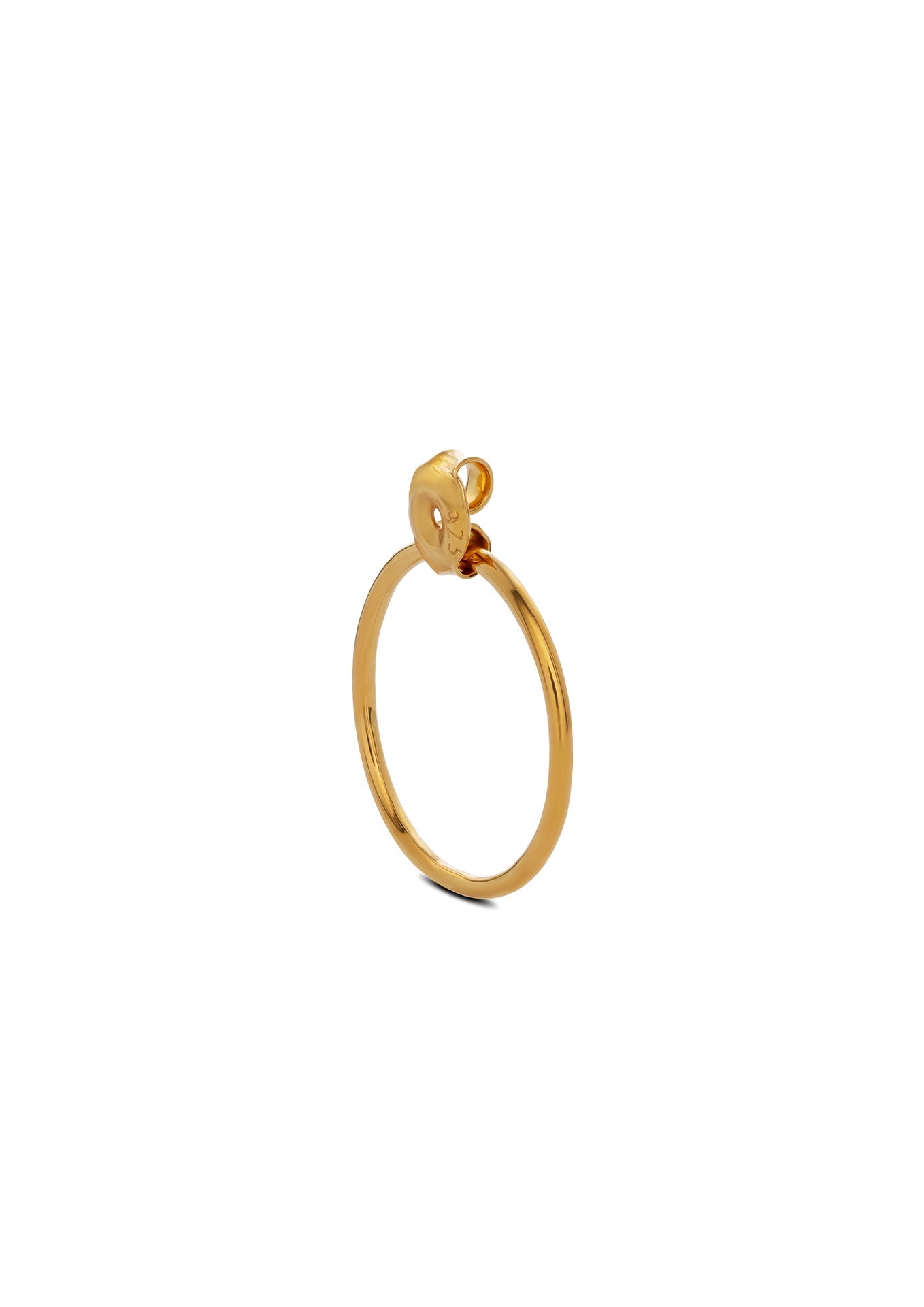 Chord Earring Back Gold - NO MORE ACCESSORIES