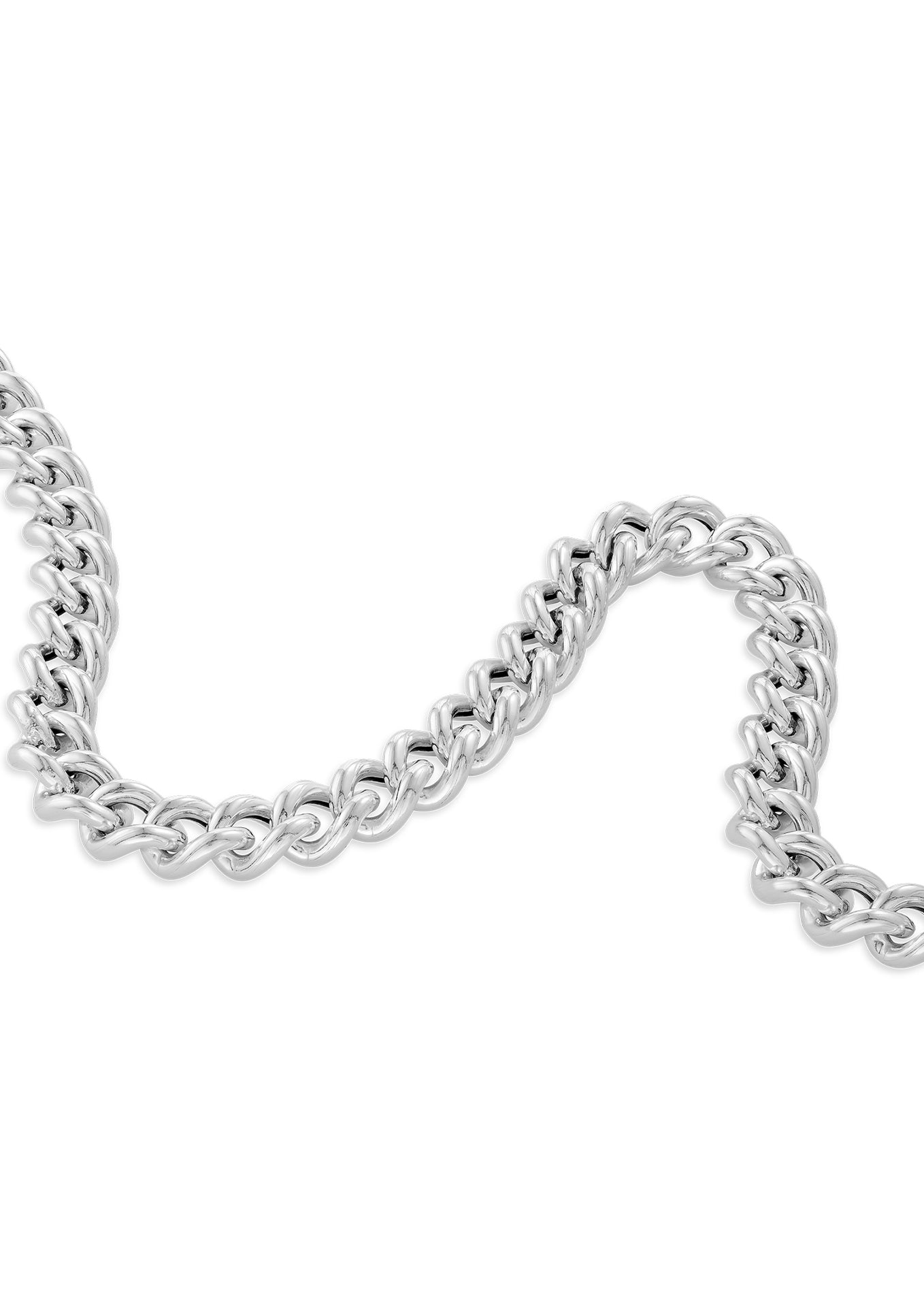 Chunky Necklace Silver - NO MORE ACCESSORIES