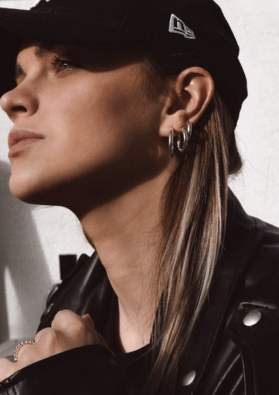 Django Hoops Silver - NO MORE ACCESSORIES