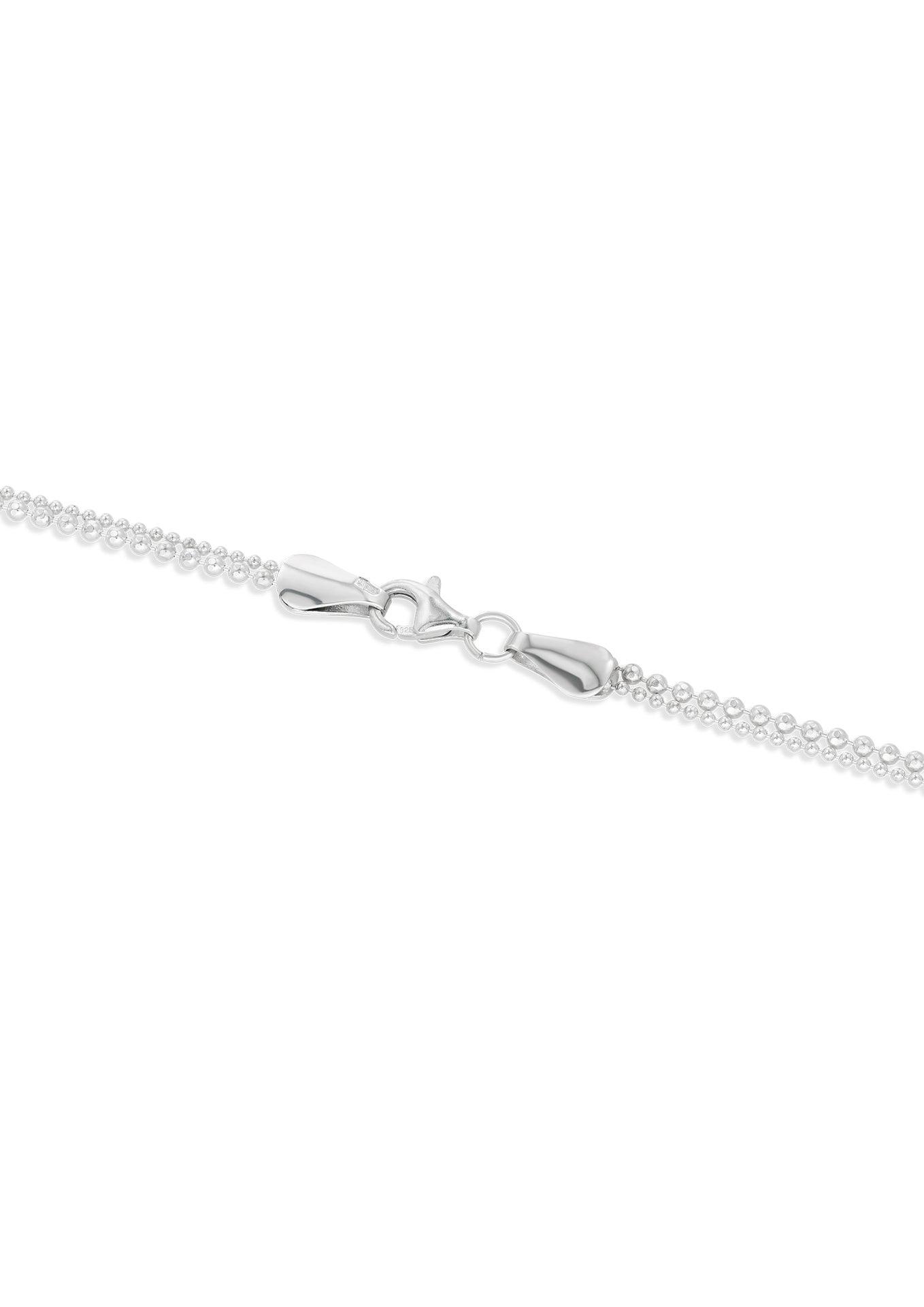 Double Layers Necklace Silver - NO MORE ACCESSORIES