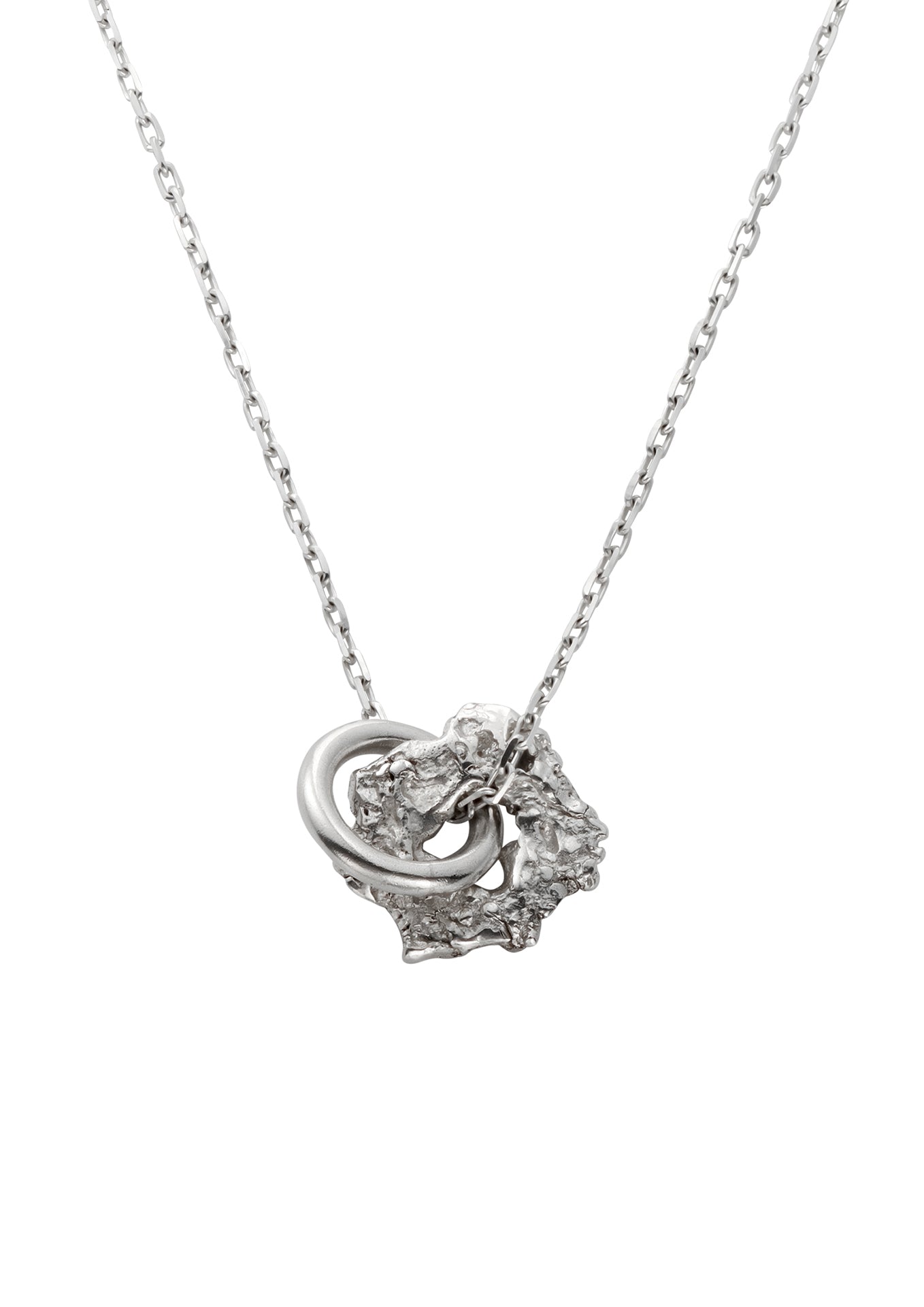 Forever Raw Necklace Silver - NO MORE ACCESSORIES