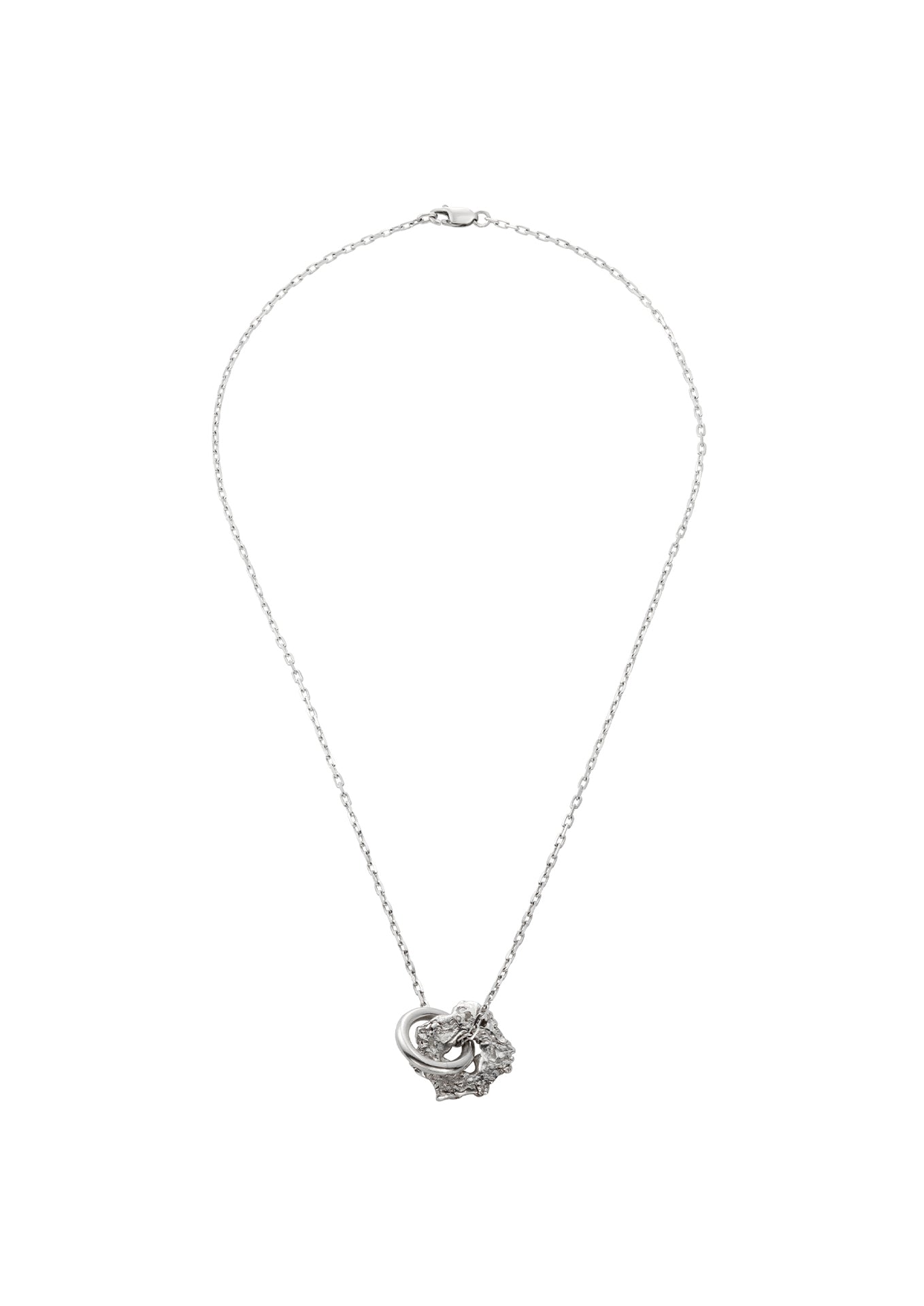 Forever Raw Necklace Silver - NO MORE ACCESSORIES