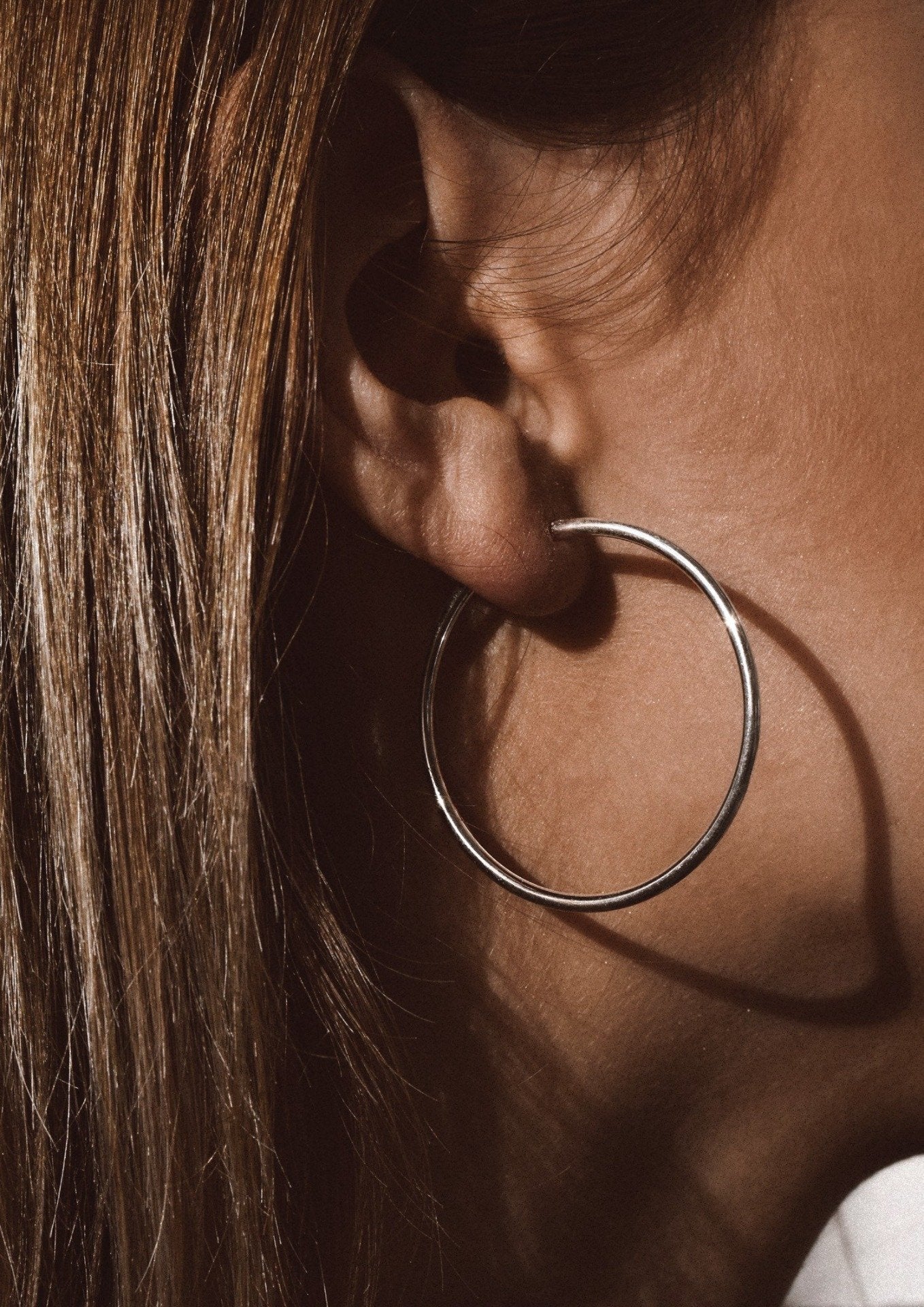Nomad Hoops Silver, 50mm - NO MORE ACCESSORIES