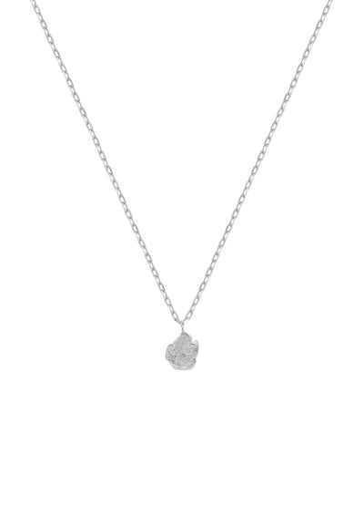 NO MORE accessories Raw Necklace in Sterling Silver, 50
