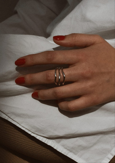 Reef Break Wave Ring Silver - NO MORE ACCESSORIES