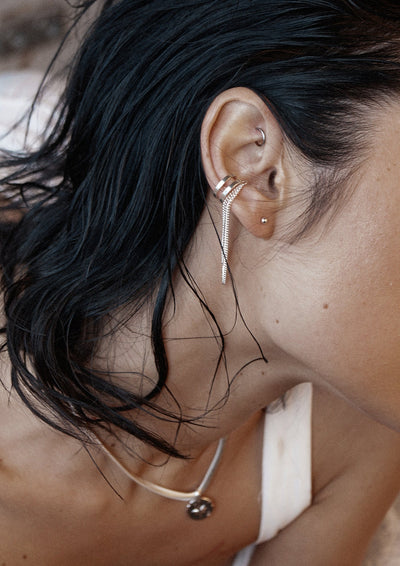 Revolve Ear Cuff Silver - NO MORE ACCESSORIES