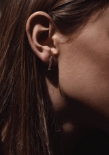 Short Pipe Earrings Silver - NO MORE ACCESSORIES