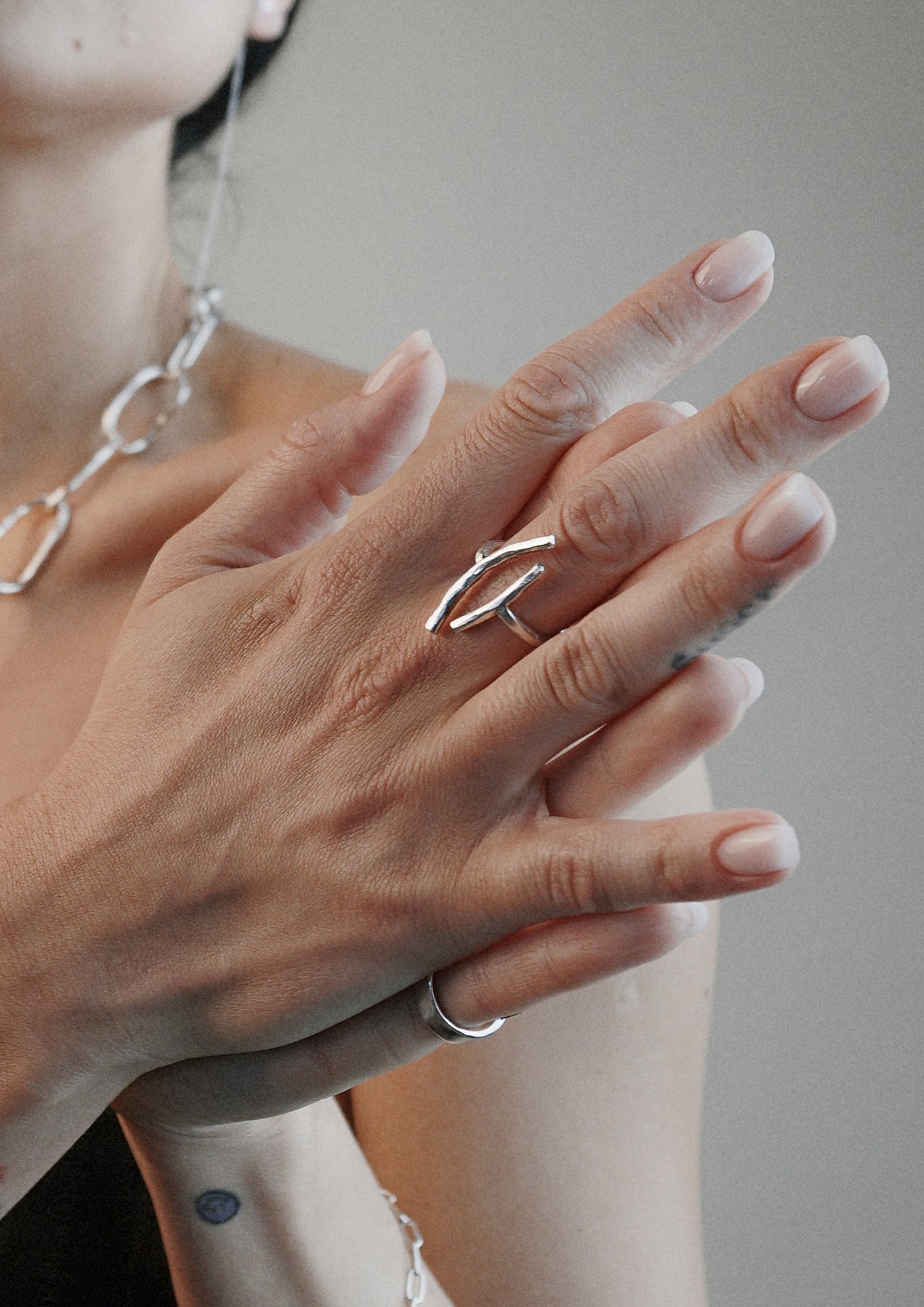 Sleek Spike Ring Silver - NO MORE ACCESSORIES